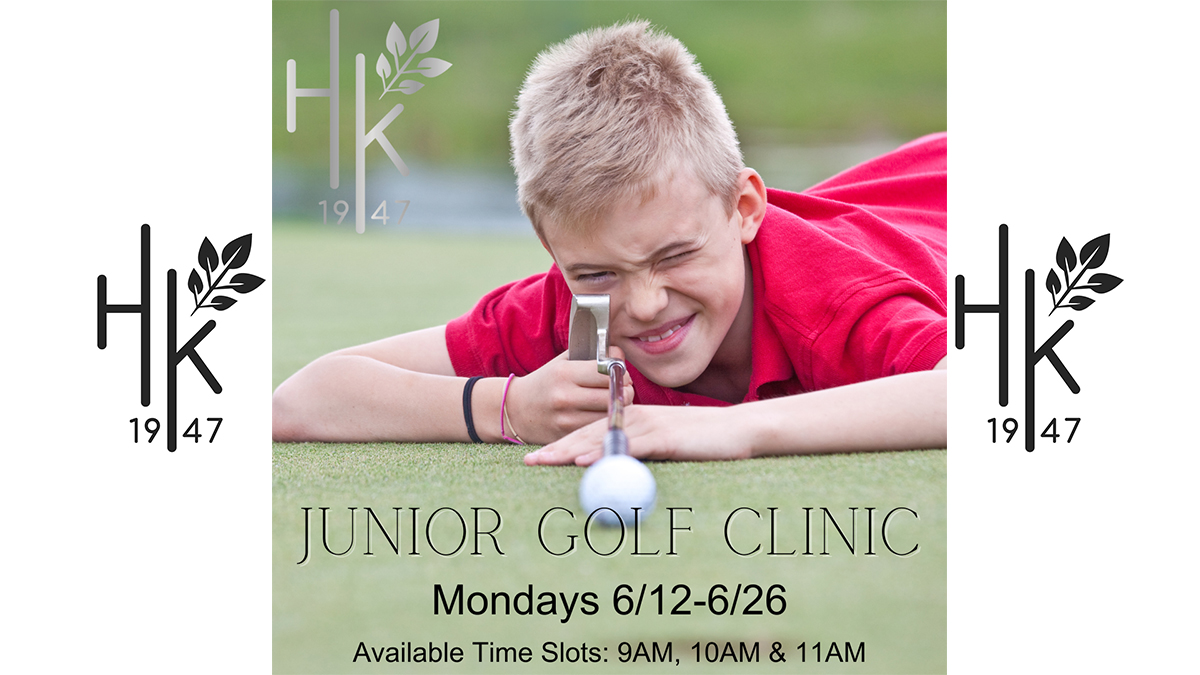 Junior Golf Clinic at Hickory Knoll Golf Course